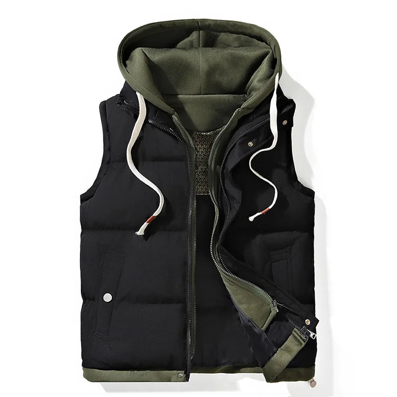 Hudson Soft Shell Hooded Puffer Gilet – Lightweight Insulated Vest